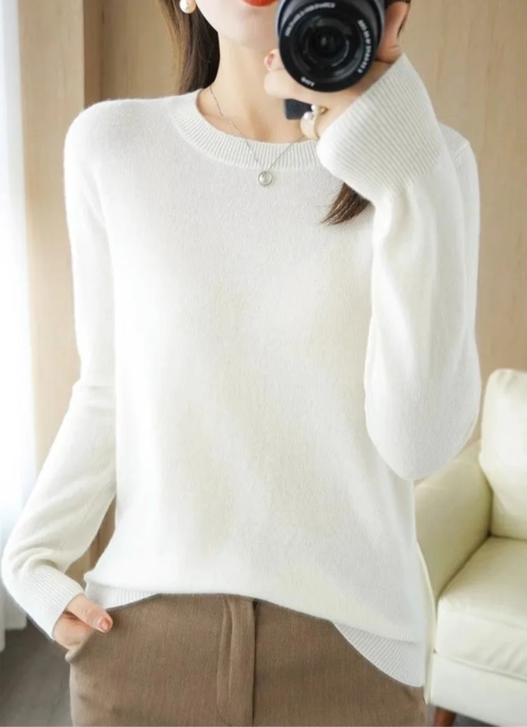 라운드 니트